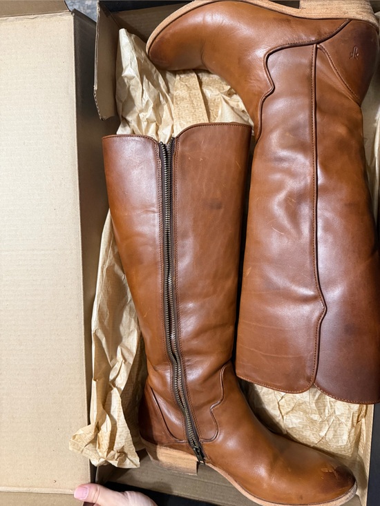 Frye Shoes - FRYE- Carson Piping Tall Leather Riding Boots 9M